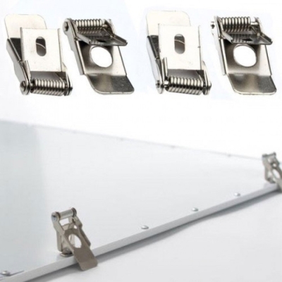 Метални щипки за LED панели 4 бр. комплект