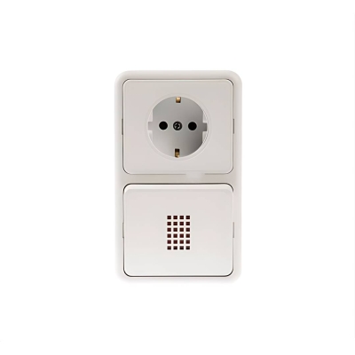 Табло за бойлер НК, 16А, 250V, Двойна Комбинация, Скрит Монтаж