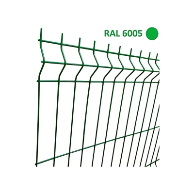 Оградно Пано ПВЦ, 2030x2510 мм, RAL6005, Зелен, 60х200
