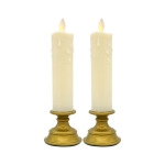 ЛЕД ДЕКОРАТИВНА СВЕЩ 0.06W 2БР GOLD CANDLE LIGHTEX