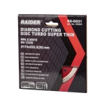 Диамантен диск за комбинирано рязане Turbo Raider RD-DD21 115x22.2 мм, тънък 162201