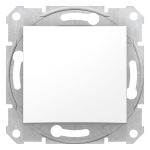 Ключ Сх. 1 Еднополюсен Бял Schneider Electric Sedna SDN0100121