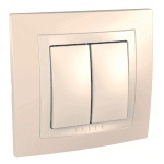 Ключ Сх.5 Unica Basic крем Schneider Electric MGU10.211.559D
