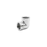 Коляно 3/4" FF, Cr/Ni, Хром