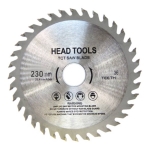 Диск за циркуляр за дърво ф230х36Тх22.23мм, 36 Зъба, HEAD TOOLS
