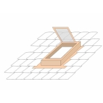 Капандура кафяв пластификат RAL8017 с поликарбонат Kaleo Roof