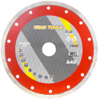 Диамантен диск за мокро рязане ф180х22мм, HEAD TOOLS Wet