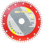 Диамантен диск за сухо рязане ф180х22мм, HEAD TOOLS Turbo