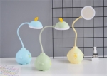 ЛЕД Настолна лампа, USB зареждане, 2 режима светлина, LED 3W, Круша TYX8043 Розов