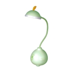 ЛЕД Настолна лампа, USB зареждане, 2 режима светлина, LED 3W, Круша TYX8043 Зелен