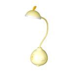 ЛЕД Настолна лампа, USB зареждане, 2 режима светлина, LED 3W, Круша TYX8043 Жълт