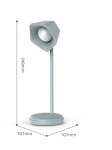 ЛЕД Настолна лампа, USB зареждане, 3 режима светлина, LED 3W, Nordic TYX-8076 Син