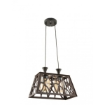 Полилей ARON 2xE27, Венге, LED, за Таван