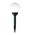 ЛЕД Соларна Сфера за земя DANCE 0.2W LED, 3000K, IP44, батерия ААА Ni-mh 1.2V 600mAh 