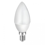 ЛЕД Лампа Plastic 7W, 220V, E14, B35, Свещ Матирана, 600 lm, NW 4000K LED