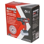R20 Акумулаторна бормашина Raider Pro RDP-KCD20 20V, 44 Nm, 10 мм, SOLO 030234