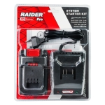 R20 батерия 2Ah Li-Ion комплект със зарядно  1h, 20V Raider Pro RDP-R20 032120