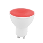 ЛЕД ЛАМПА 6W GU10 ЧЕРВЕН PLASTIC LIGHTEX